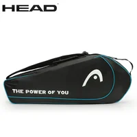 New HEAD Tennis Racket Bag For 3 Rackets Training Sport Competition Shoulder Hand Bag Squash Badminton Raquete De Padel Bag 2