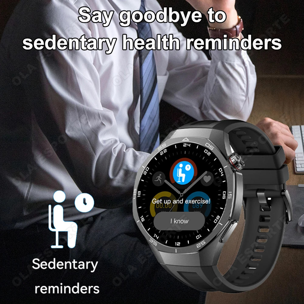 Smartwatch per uomo e donna, schermo HD da 1,5 pollici 360*360, batteria da 330 mAh, monitoraggio della frequenza cardiaca e del sonno, chiamate Bluetooth, modello HT30. - immagine 6