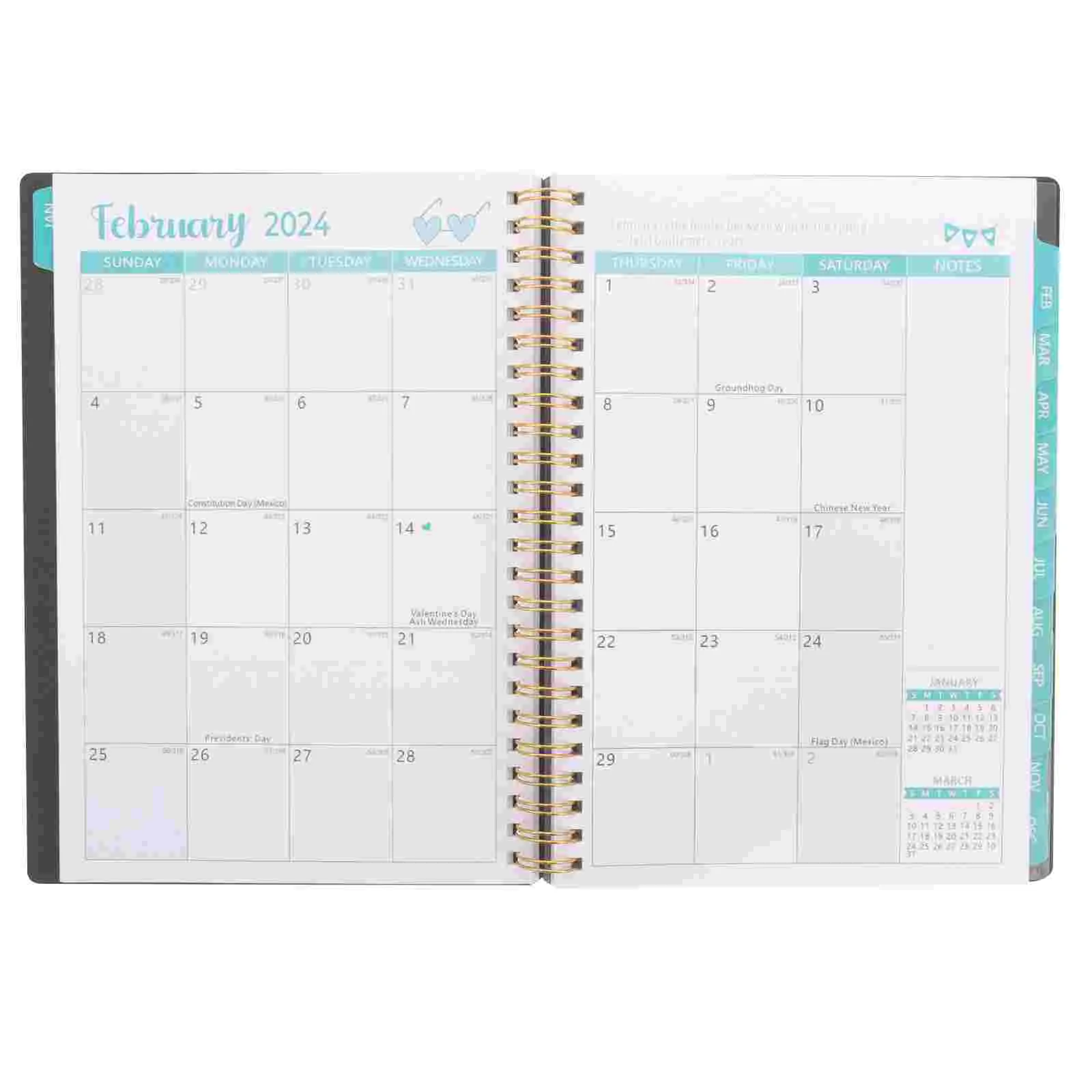 Coil Note Book Portable Planner Organizer Office Academic Planner Office Accessory