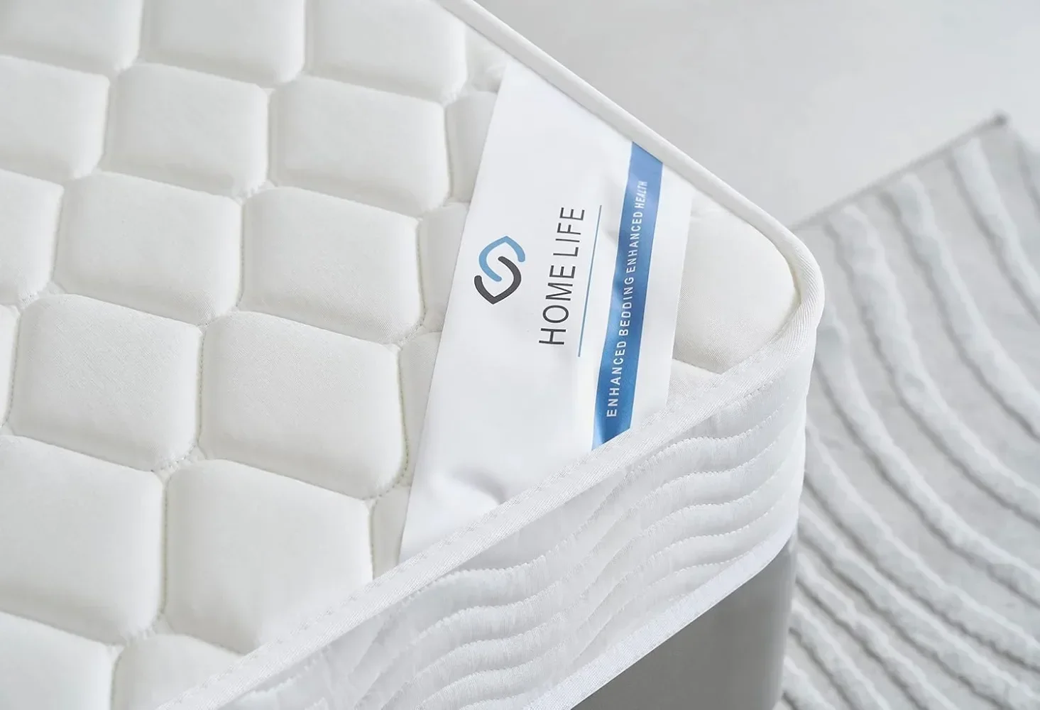 Oliver & Smith Queen Mattress - 6 Inch Hybrid Queen Size Mattress with Pocketed Coil Springs with High Density & Comfort 4
