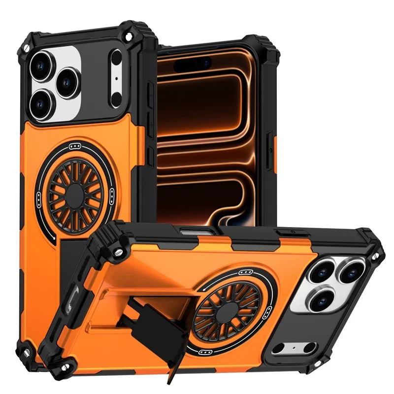 Magnetic Shockproof Protective Kickstand Armor Phone Case