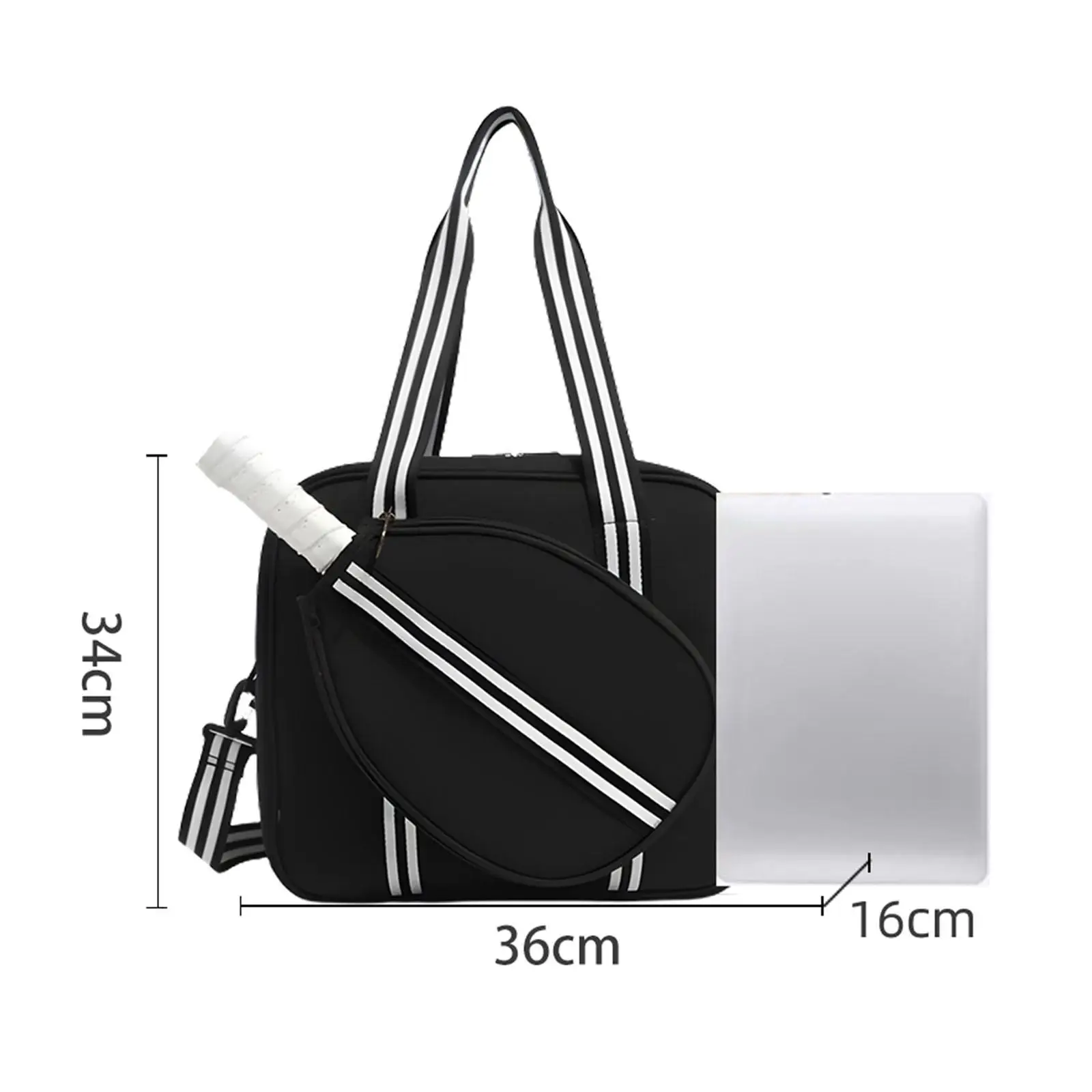 Tennis Bag Duffle Bag Pickleball Racket Storage Water Resistant Carrier Neoprene Fitness Sport Tennis Racquet Bag Tennis Tote