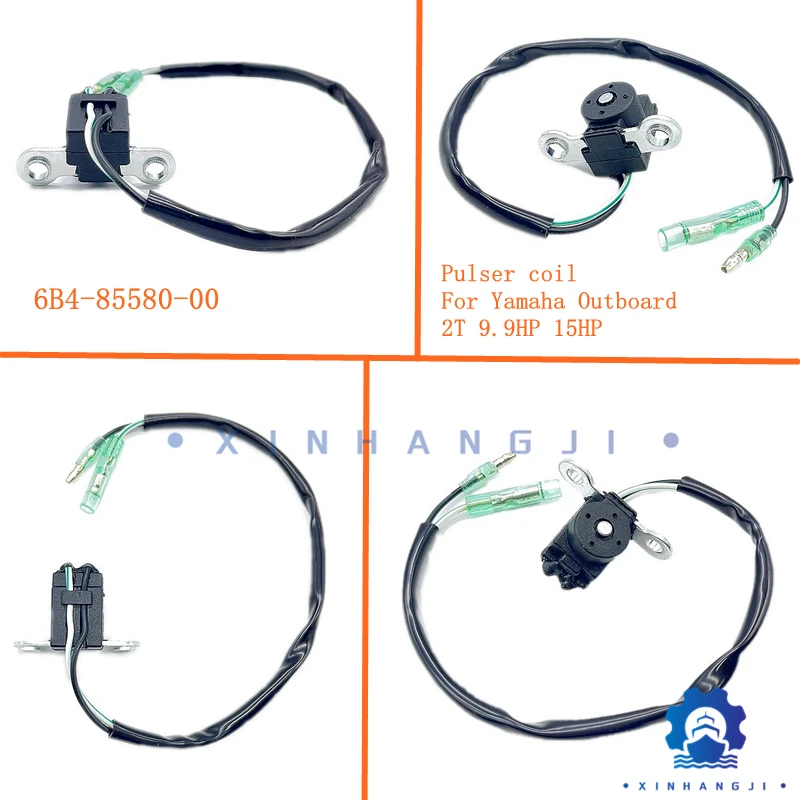 

6B4-85580-00 Pulser Coil For Yamaha Outboard Motor 9.9HP 15HP 2stroke 5D 6B4A 9.9D 6B3A Parsun T15D， 6B4-85580