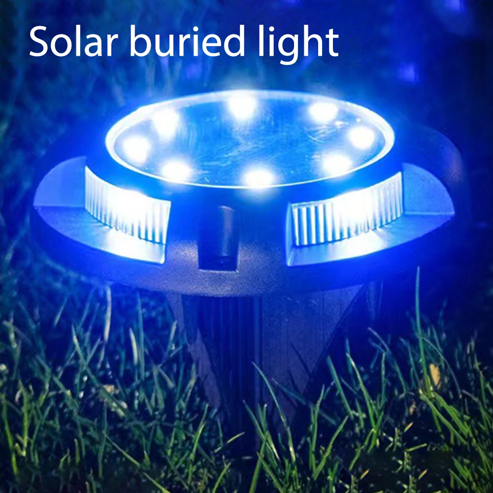 

Фонарь на солнечной энергии, внешний садовый подземный фонарь, встроенный СВЕТОДИОДНЫЙ фонарь для газона IP65, ландшафтное освещение для домашнего декора