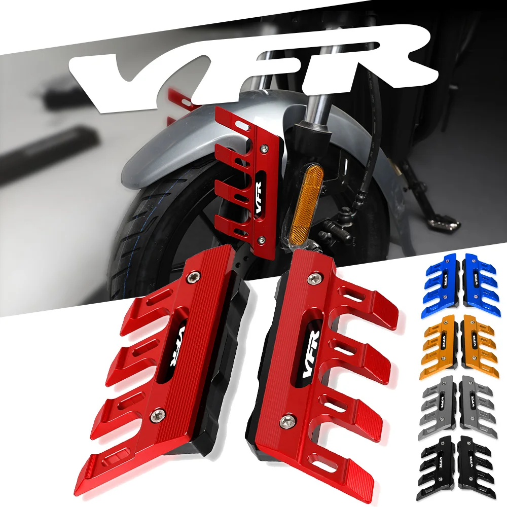 

FOR Honda VFR750 VFR800 VFR 800 F VFR800F VFR1200x Crosstourer Motorcycle Front Fender Side Protection Guard Mudguard Sliders
