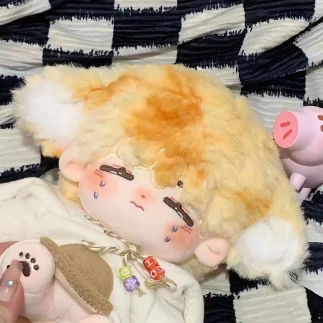 Cute 20cm No Attribute Plush Cotton Stuffed Doll Change Clothes No