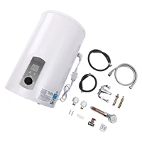 220V 2000W 30L/6.6 Gal chauffe-eau électrique avec douchette à main robinet protecteur de fuite cuisine douche chauffe-eau 2