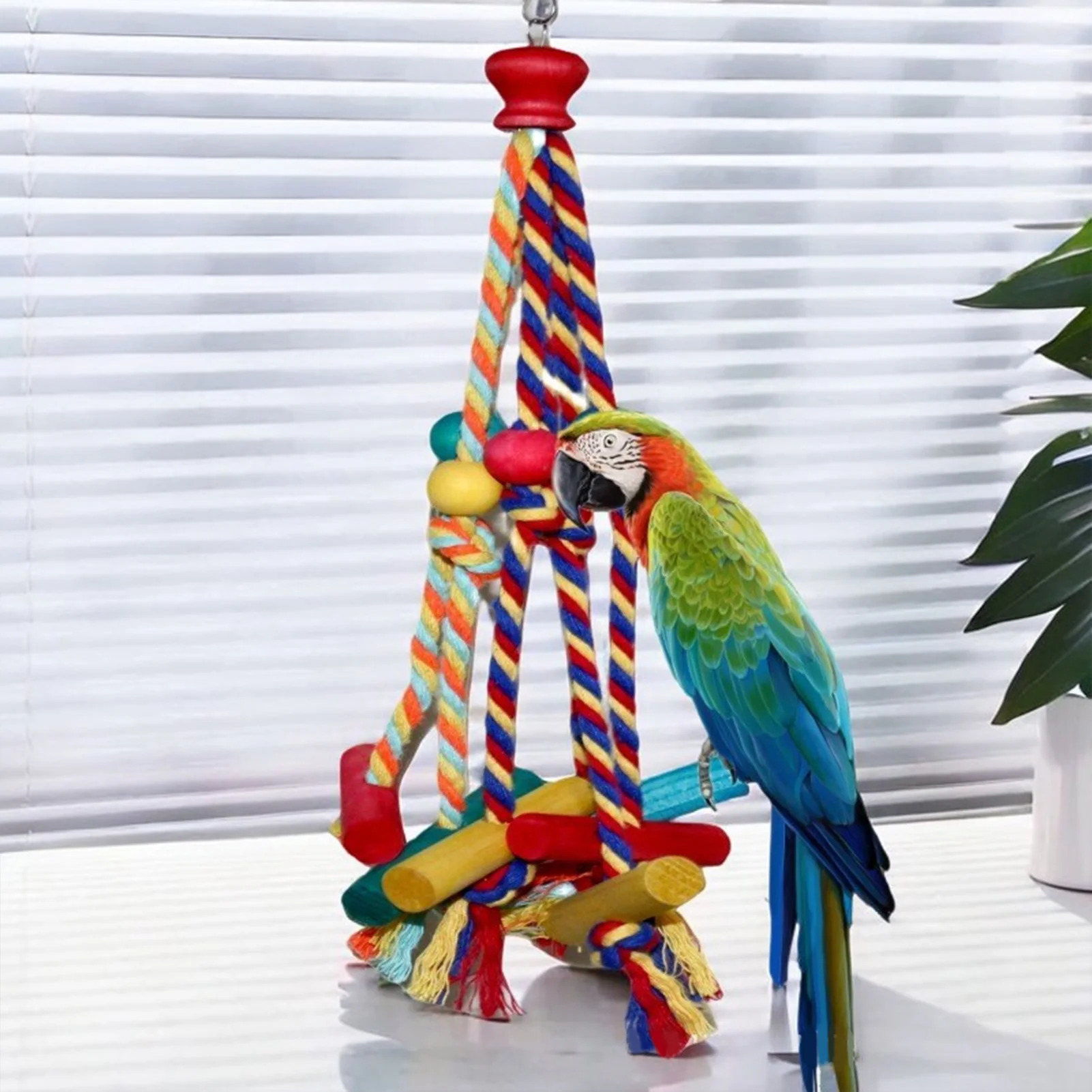 Bird Hanging Climbing Chew Toy 3