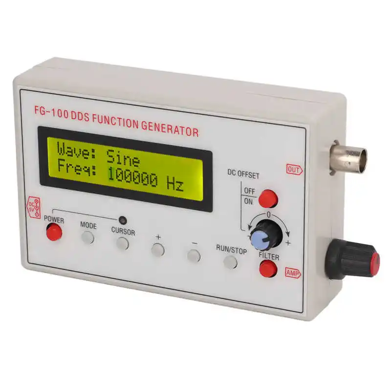 DDS Signals Generator Signal Generator 1Hz‑500kHz Sine Waveform for