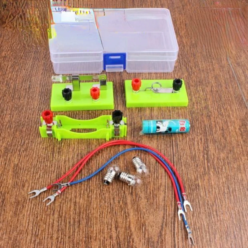 

connected in series with kindergarten pupils' electric manual children's physical science experimental equipment.