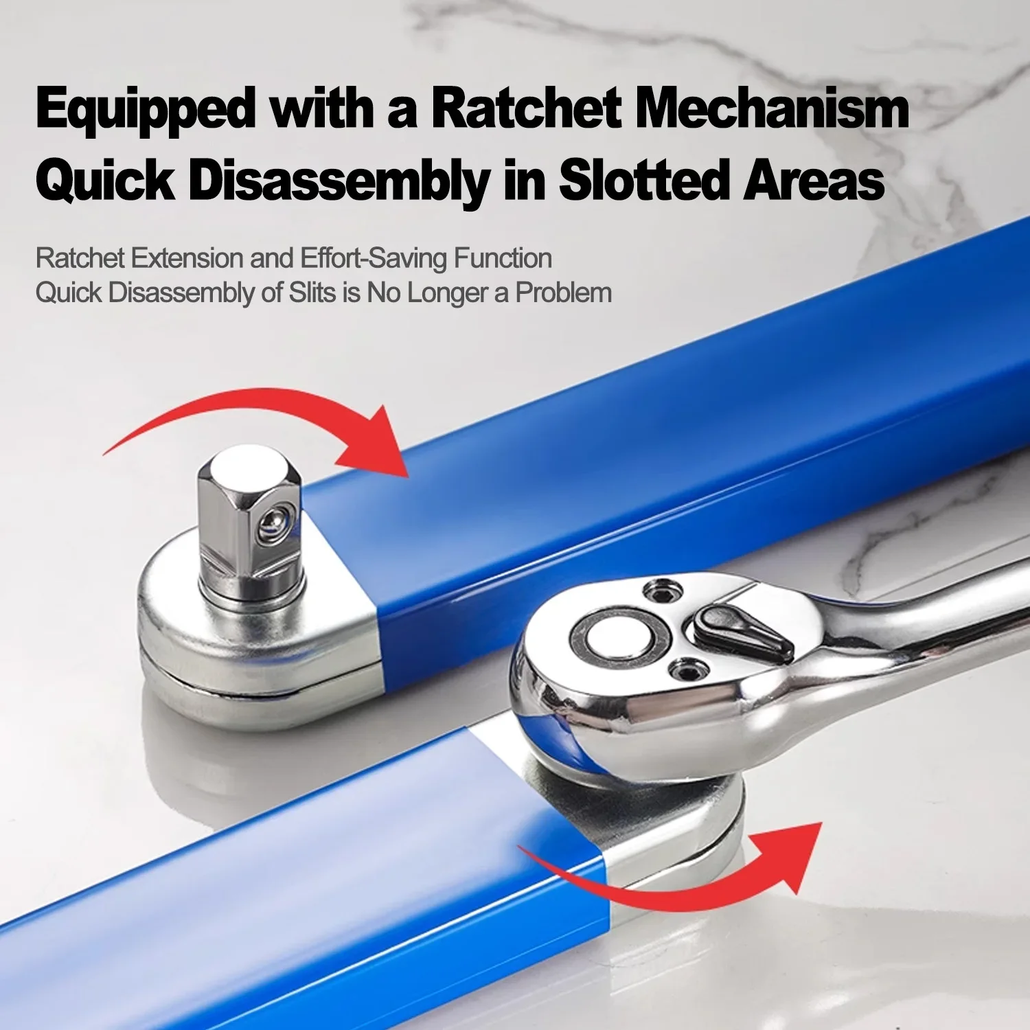 Professional Zero Offset Extension Wrenc Tight Spaces Extension Tool 1/2 in 1/4 in. 3/8 in Auto Repair Tool Home Tool Set