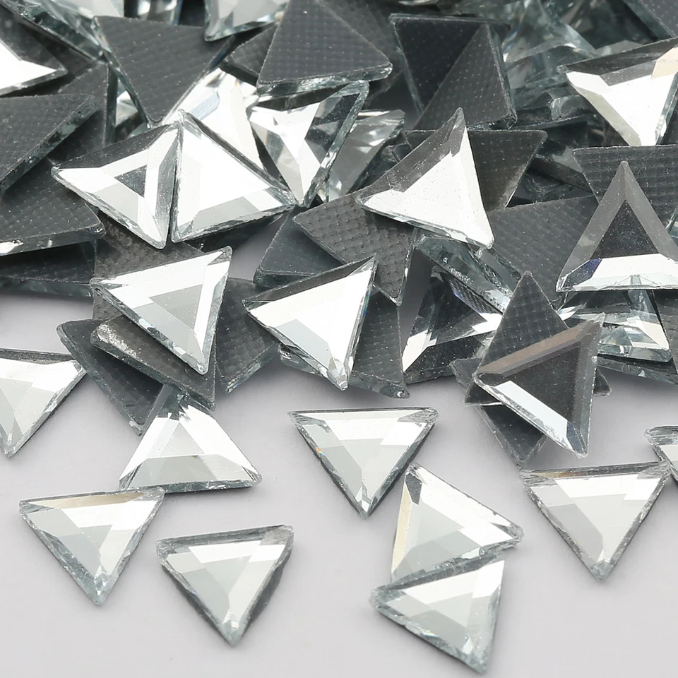 Strass flatback cristal ab ferro hotfix em pedras redondas para decoração de roupas artesanato