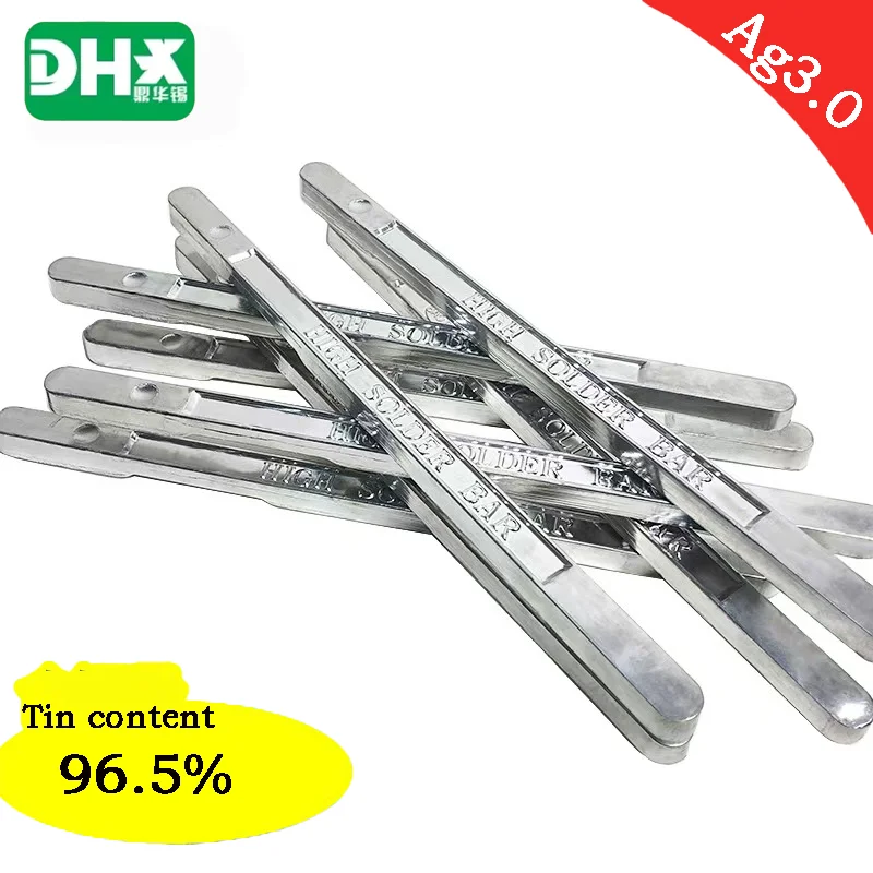 납 없는 Sn96.5Ag3.0Cu0.5 및 3% 은 고순도 납땜봉, 납땜기용, 납땜봉 1kg