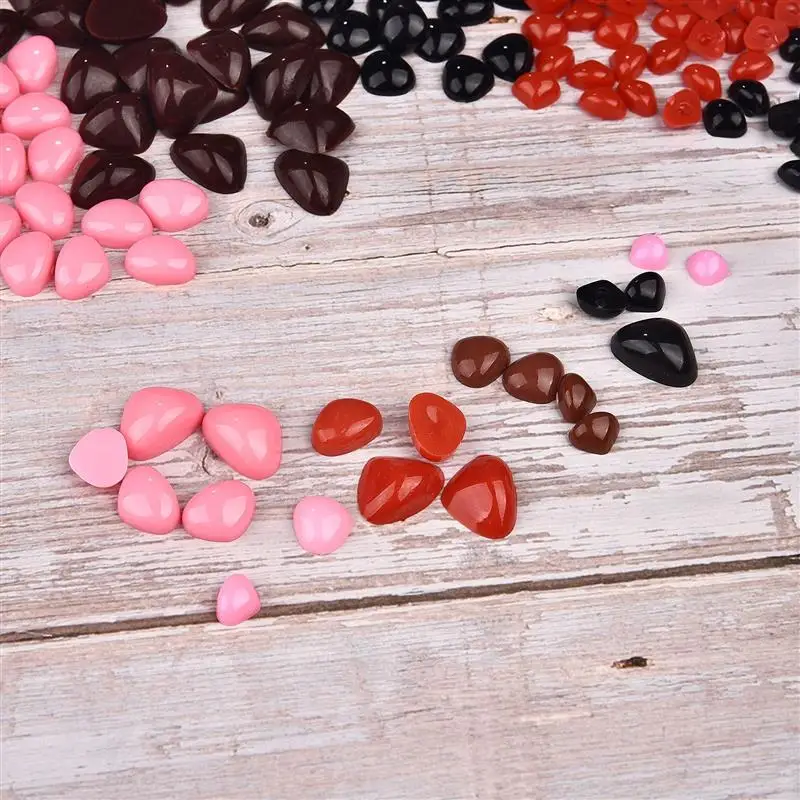 Triangle Safety Nose Plastic For DIY Doll Toy Bear Crafts Animal Safety Noses Crafts Making Puppet Toy Accessories Parts 100pcs doll handmade accessories