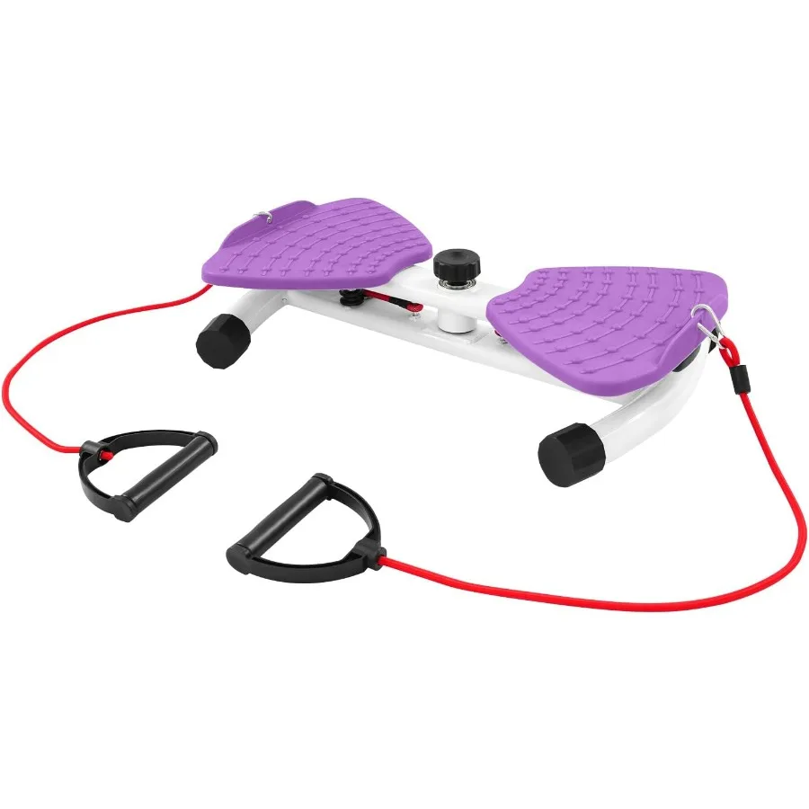 Waist Twister Machine Exercise Waist Twisting Fitness Tool with Resistance Bands Ab Twister Board 265 Lbs Capacity for Slim Wais