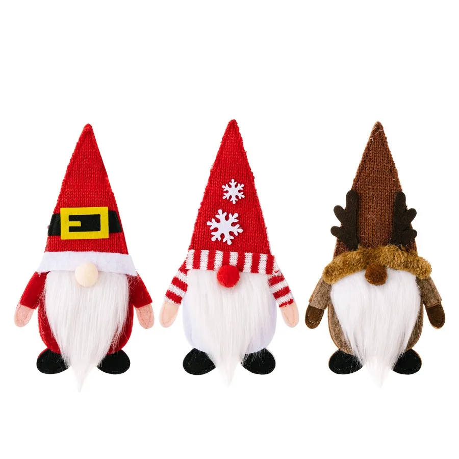 Christmas Cutlery Tableware Holder Christmas Table Setting Gnome Silverware Holder Holiday Silverware Bag Elf Cutlery Pouch