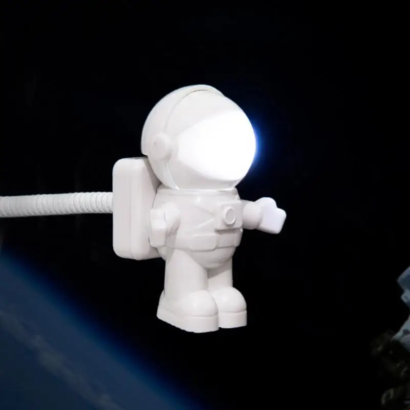 

USB Night Light LED Astronaut Lamp Desk Lamp Flexible LED Nightlight 5V Reading Table Light Space Man Decoration Lamp For Laptop