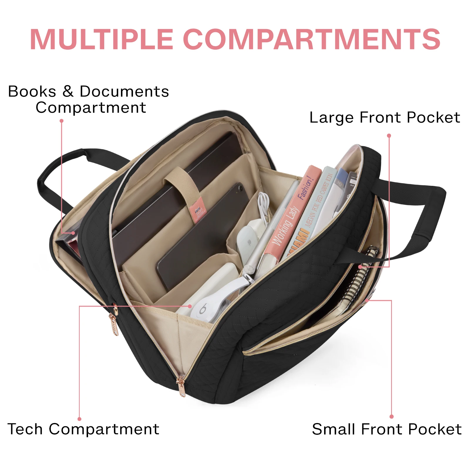 bombes extensible pour ordinateur portable pour sac sac lancé pour ordinateur pouces