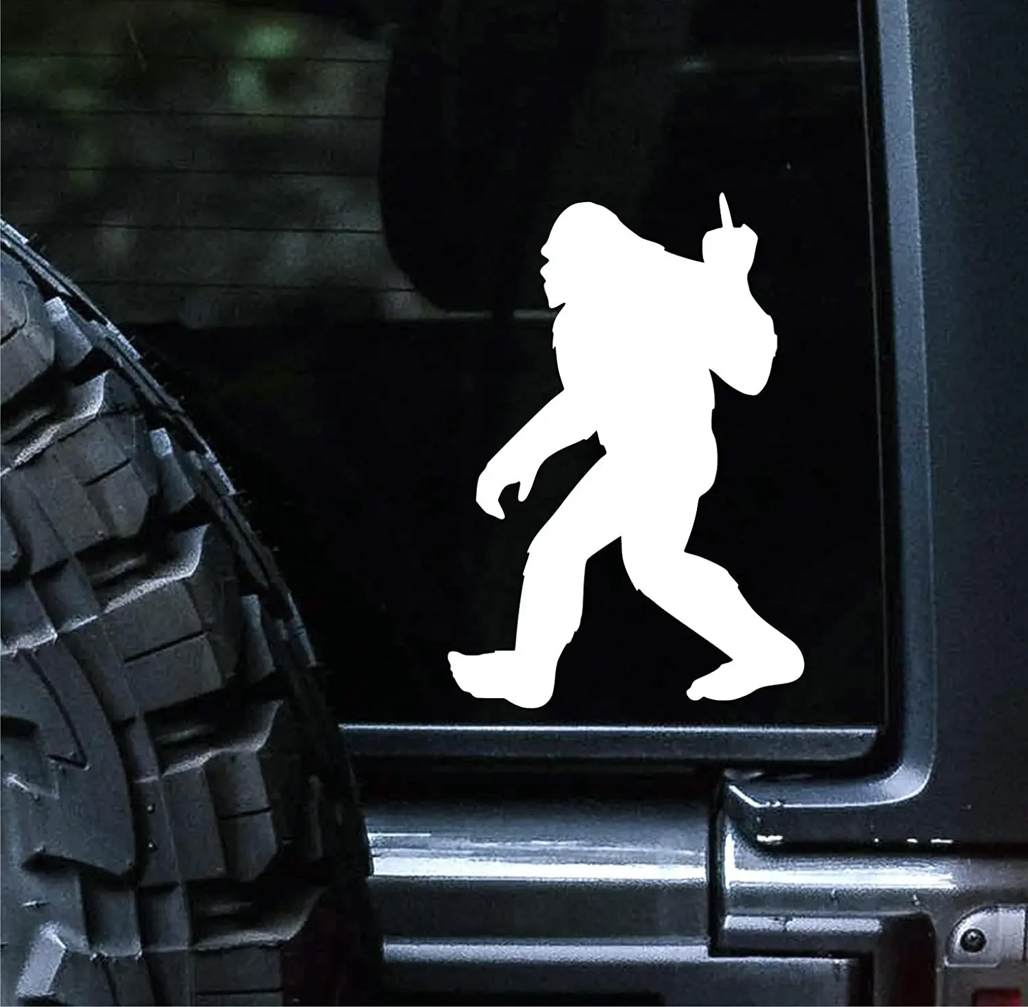 

Sunset Graphics & Decals Big Foot Middle Finger Decal Vinyl Car Sticker Sasquatch Funny | Cars Trucks Vans Walls Laptop 15cm