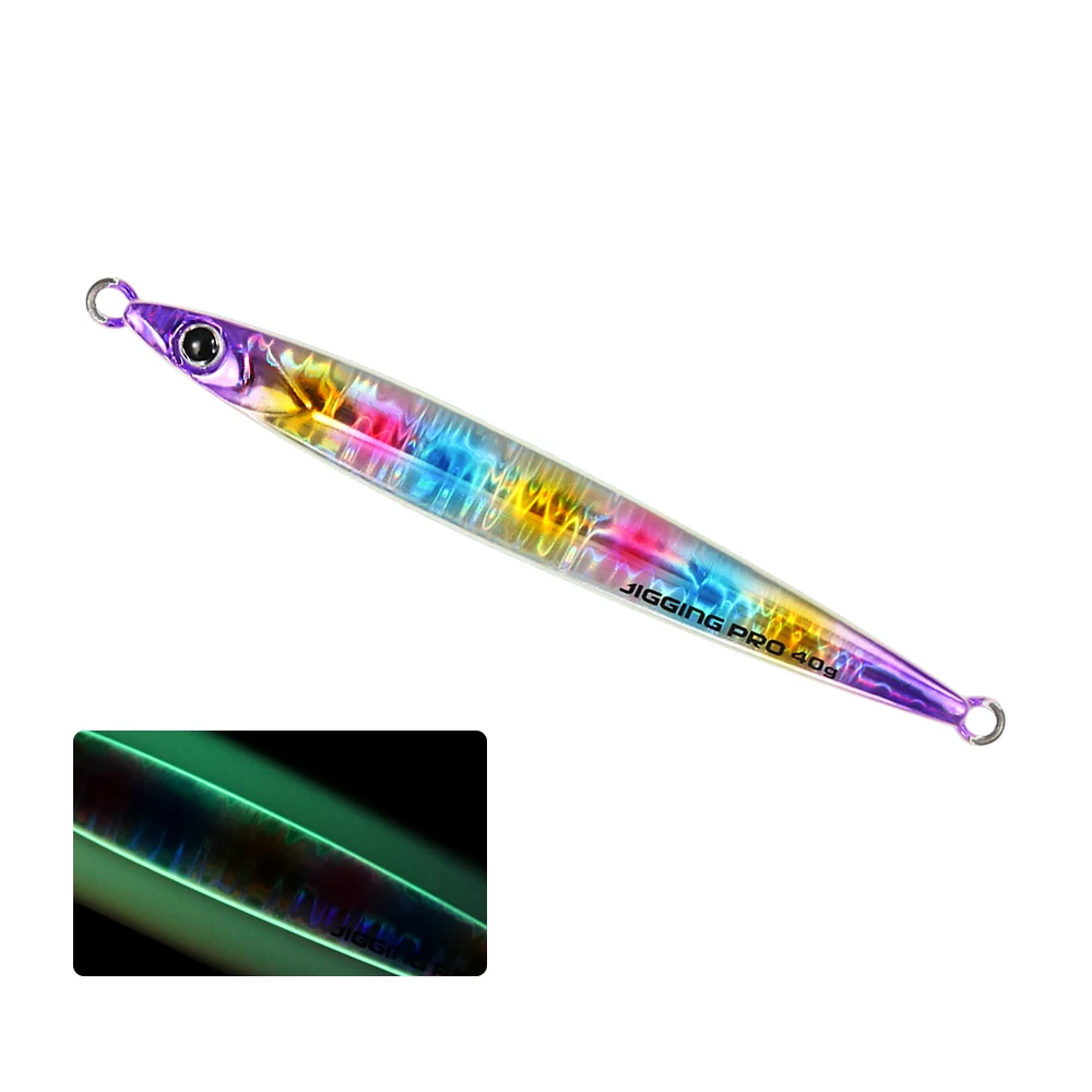 Esche Da Pesca THKFISH - Jig Metallo 60g Per Mare, Jigging Per Trota, Tonno E Salmone