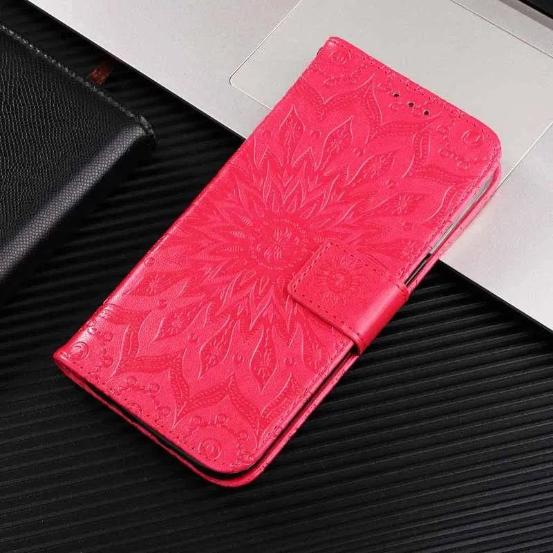 Leather Magnetic Flip Wallet Phone Case with Card Slot and Holder