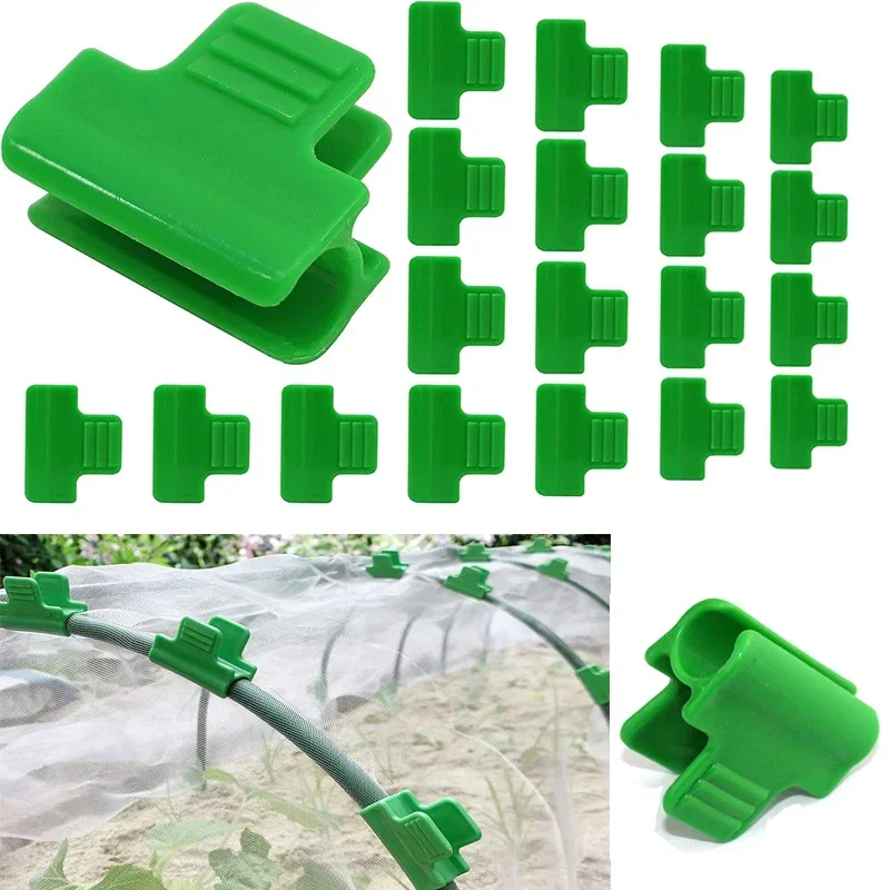 thumbnail interactive-video image 1 of Wopanxye 24pcs Greenhouse Clamps Hoops For 10-12mm PVC Pipe Tubes, Greenhouse Film Clamps Shading Net Rod Clip Garden Hoops For Row Cover, Greenhouse Plastic Sheeting Support, Green (11mm 1 of 13