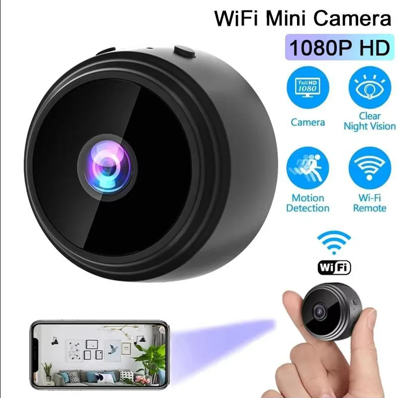 Mini WiFi A9 Camera 1080P HD Wireless Monitoring Security Protection Remote Monitor Video Surveillance Camcorders Smart Home