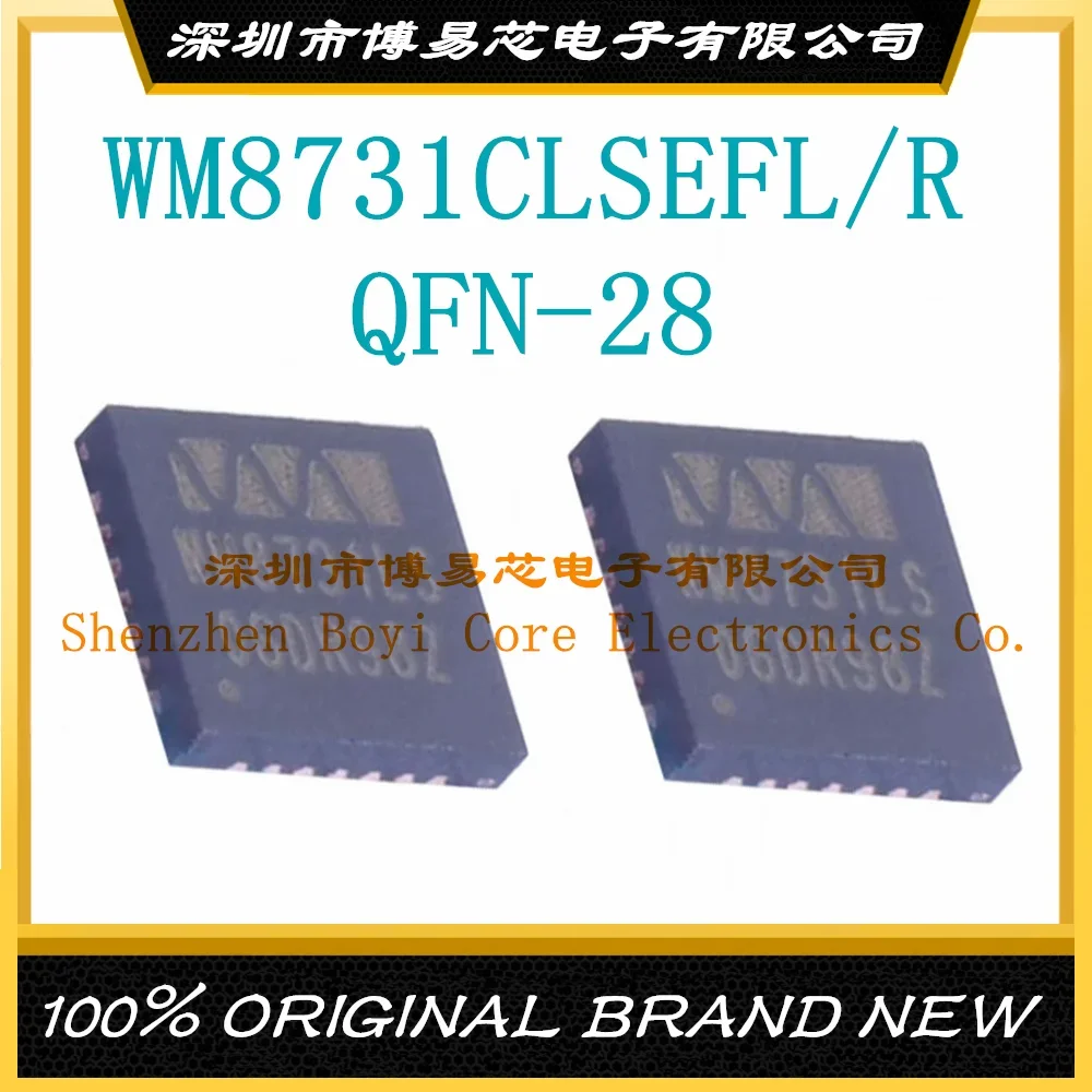 

WM8731CLSEFL/R Package QFN-28 Brand New Original Authentic Audio Interface Chip IC