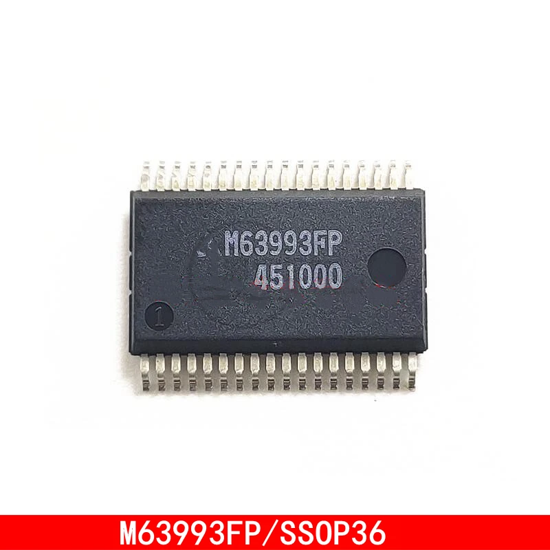 1-5PCS M63993 M63993FP SSOP36 High-voltage 3-phase bridge driver chip In Stock 1 5pcs tlp283 4gb tlp283 4 sop 16 chip photoelectric coupler in stock