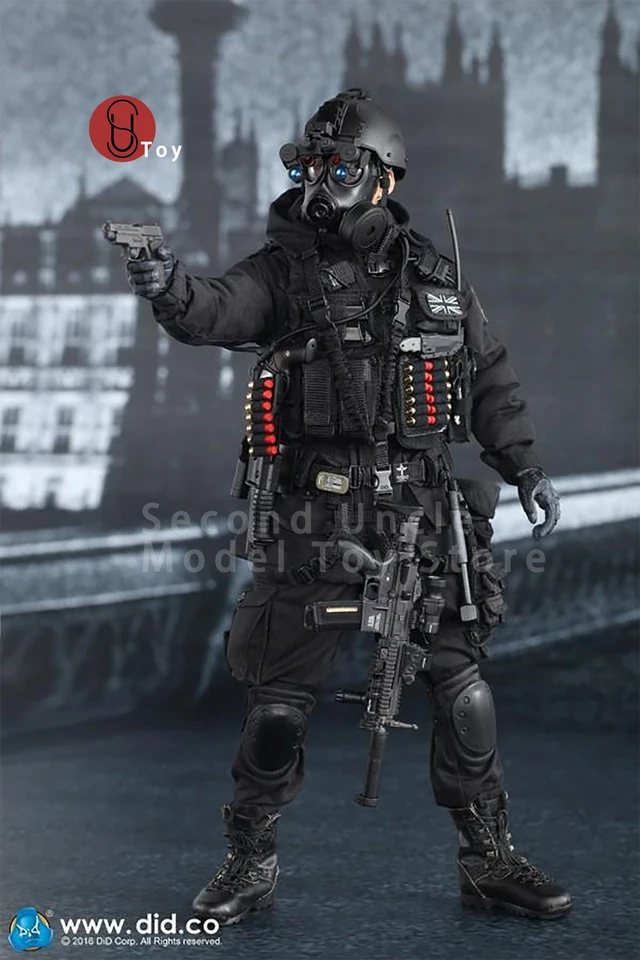 DID MA1005 1/6 British Special Air Service SAS B Squadron Black