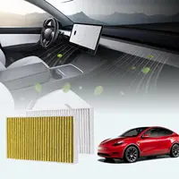 Filtre de climatisation pour cabine Tesla modèle 3 Y, avec charbon actif, remplacement de cabine, accessoires de voiture 4