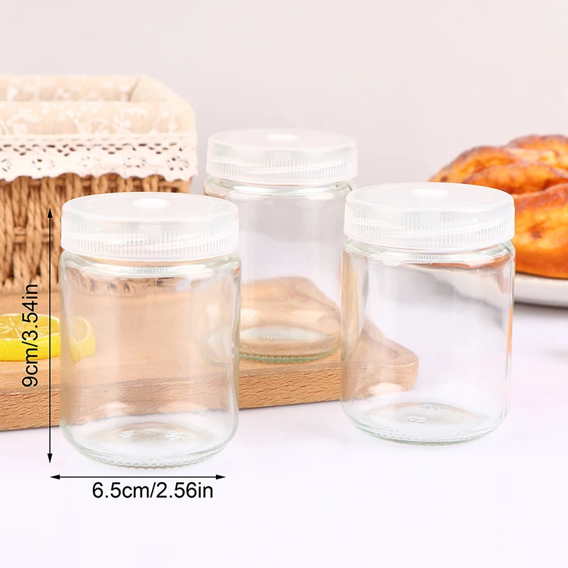 1Pc 240ml Plants Seedling Tissue Culture Glass Jars High Temperature Resistance For Seedling Tissue Culture Bottle