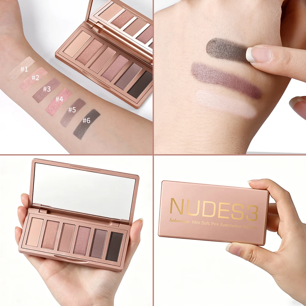 Eyeshadow Palette Long-Lasting Eye Makeup Rich Pigment Neutral Shades Blendable Color Matte Nudes Eyeshadow Palette Woman Makeup - 5