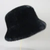 New Women Winter Luxury Knitted Faux Mink Fur Bomber Hat Warm Faux Fur Cap Girls Quality Soft Faux Mink Fur Hats 6