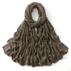 185*75 cm musulman Modal Hijab rayonne coton châles pour femmes mince plaine écharpe grande taille foulard islamique Turban bandeau