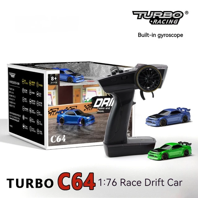 Turbo Racing C64 1/76 Drift Rc Car With Gyro Radio Full