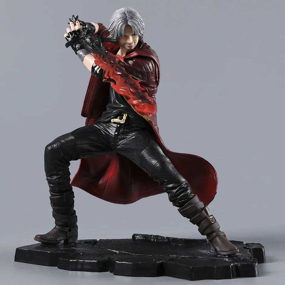 LICHOO Devil May Cry 5 Dante Anime Action Figure Personaggio Modello da Collezione Statua Giocattoli Figure PVC Ornamenti Desktop Regali Festivi