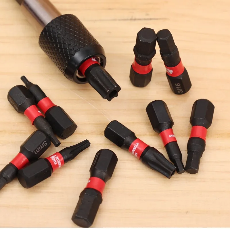 Impact Allen Bohrer-Set S2 Stahl Metrisch Magnetischer Schraubendreher-Bit-Satz mit Halter Sechskant-Schaft Schraubendreher-Bits Elektrowerkzeuge – Detail 5