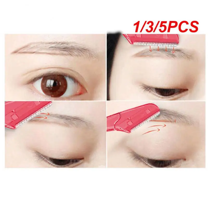 1/3/5PCS Set Portable Eyebrow Trimmer Face Hair Razors Women Eyebrow Shaver Hair Removal Trimmer Shaver Beauty Makeup Tools