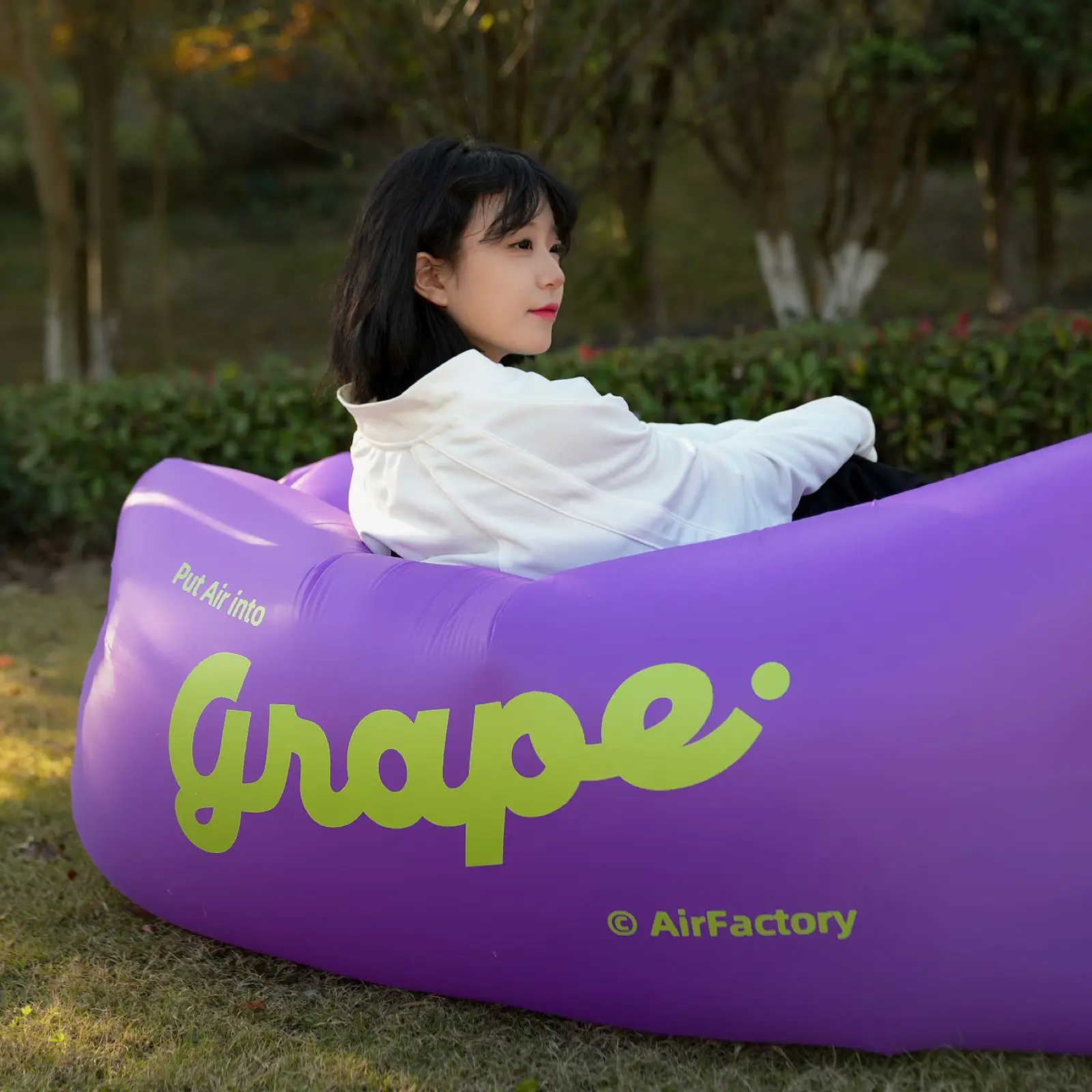 Inflatable Sofa Bed Outdoor Portable Lazy Water beach Grassland park Air Bed Sofa Toys
