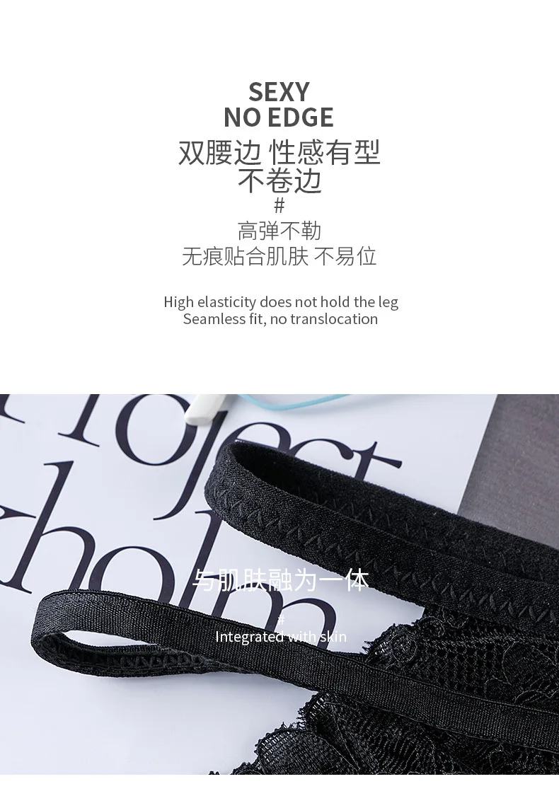 Women's Underwear Sexy Lace Panties Plus Size High Waist Ice Silk Briefs Fashion Seamless Hollow Out Underpants Female Lingerie