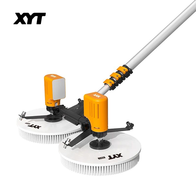 XYT solar panel cleaning double-headed electric brush PV equipment