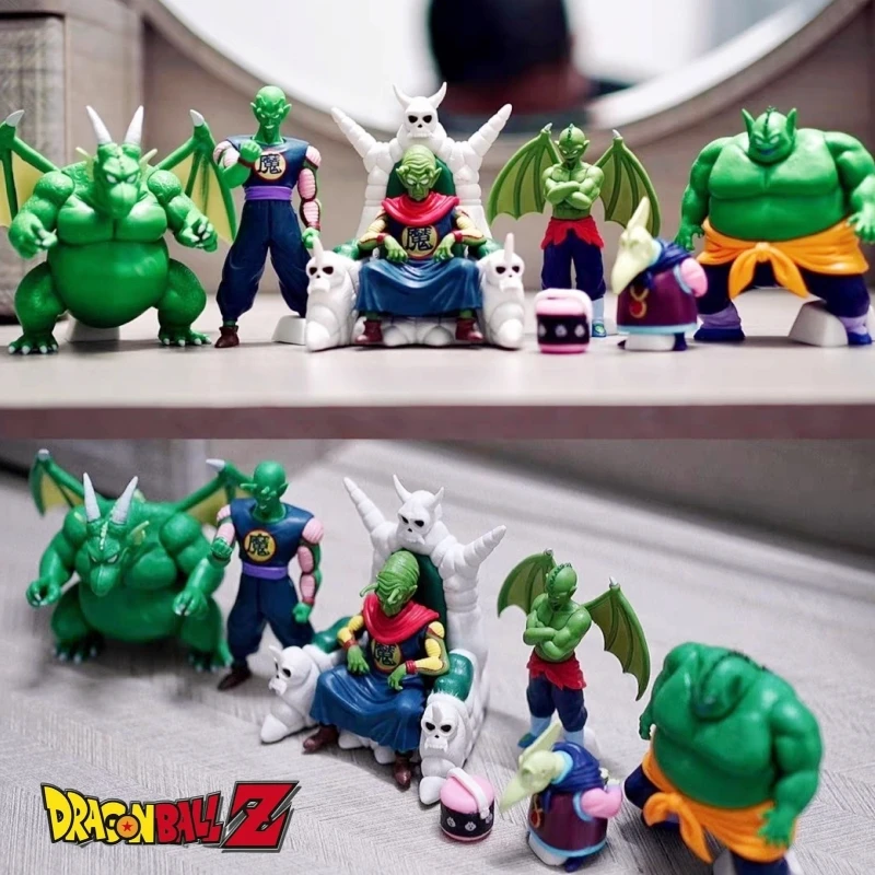 

7pcs Dragon Ball Z Piccolo Anime Figures Piano Cymbal Drum Wcf Piccolo Daimao Figure Pvc Statue Model Doll Decoration Gifts Toys