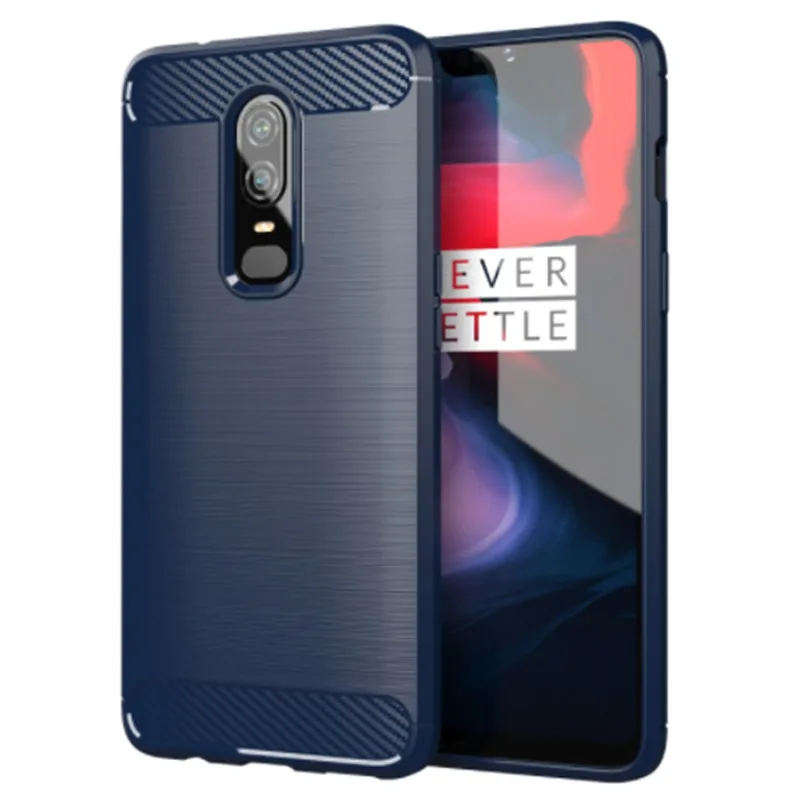 Durable Carbon Fiber Shockproof Silicone Case – Full Protective Bumper Back Cover