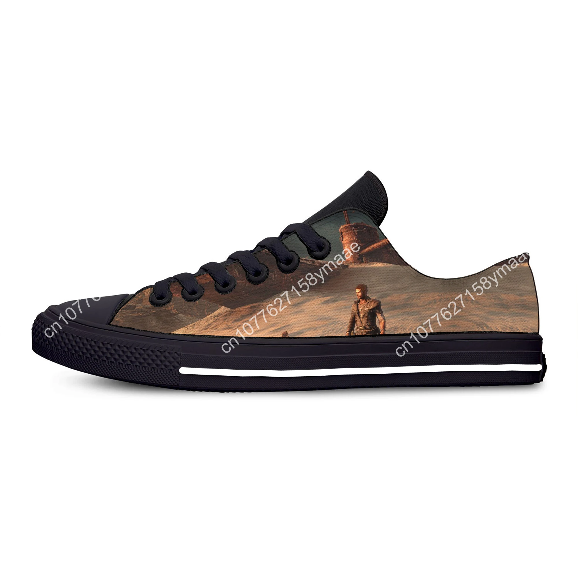 Movie Mad Max Hot Fashion Cool Funny Classic Casual Cloth Shoes Low Top Lightweight Breathable 3D Print Men women Sneakers
