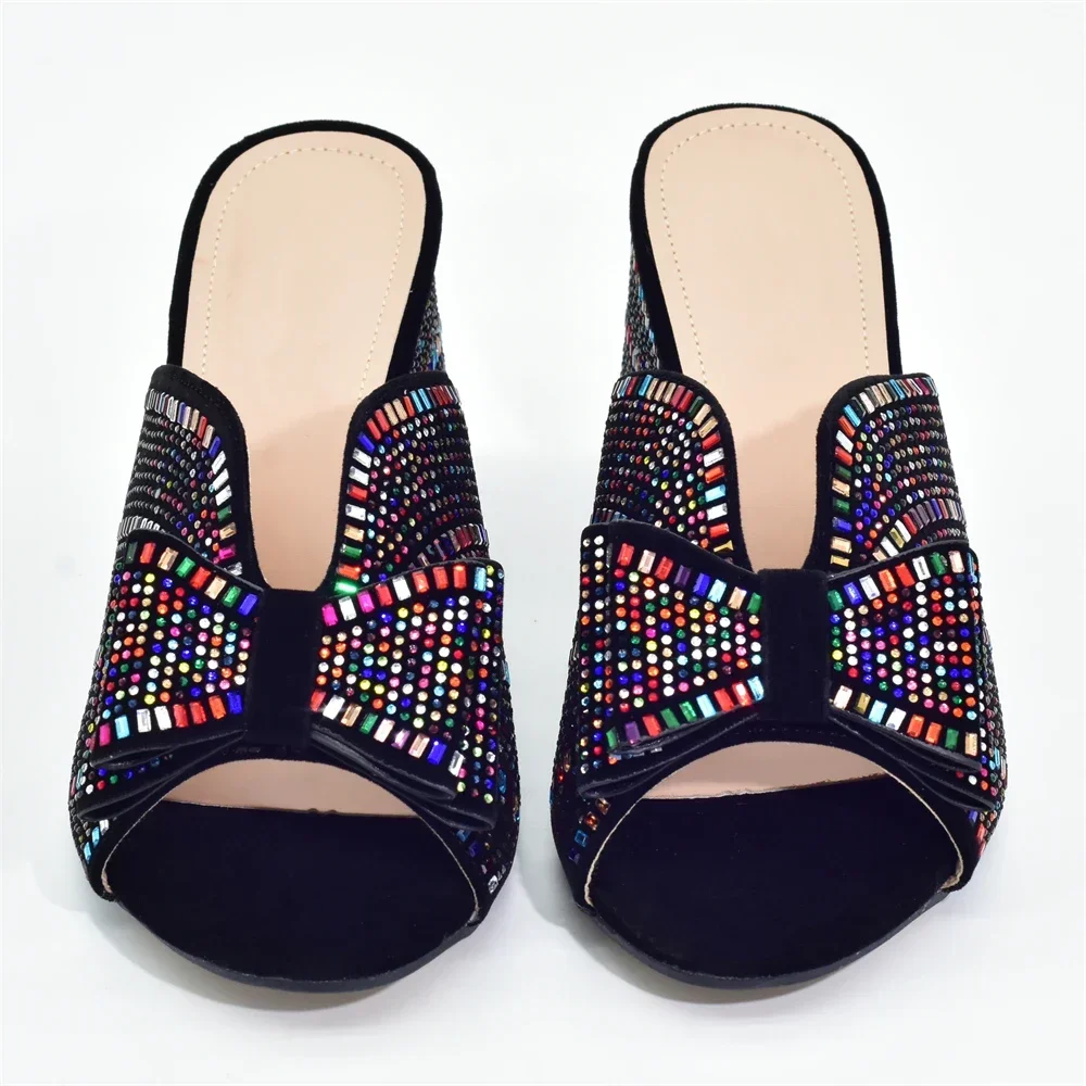 2024 Italian Elegant Women Party Pumps Decorated with Rhinestone Plus Size Women Shoes 43 High Heels Women Pumps Platform Heels 3