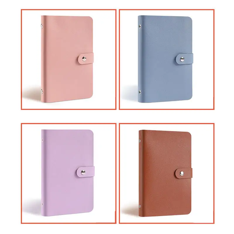 Sparen Geld Buch Banknote Album Geld Halter Einfarbig Album Bargeld Sammeln Buch Geld Sparen Organizer Fotokarten Halter – Detail 2