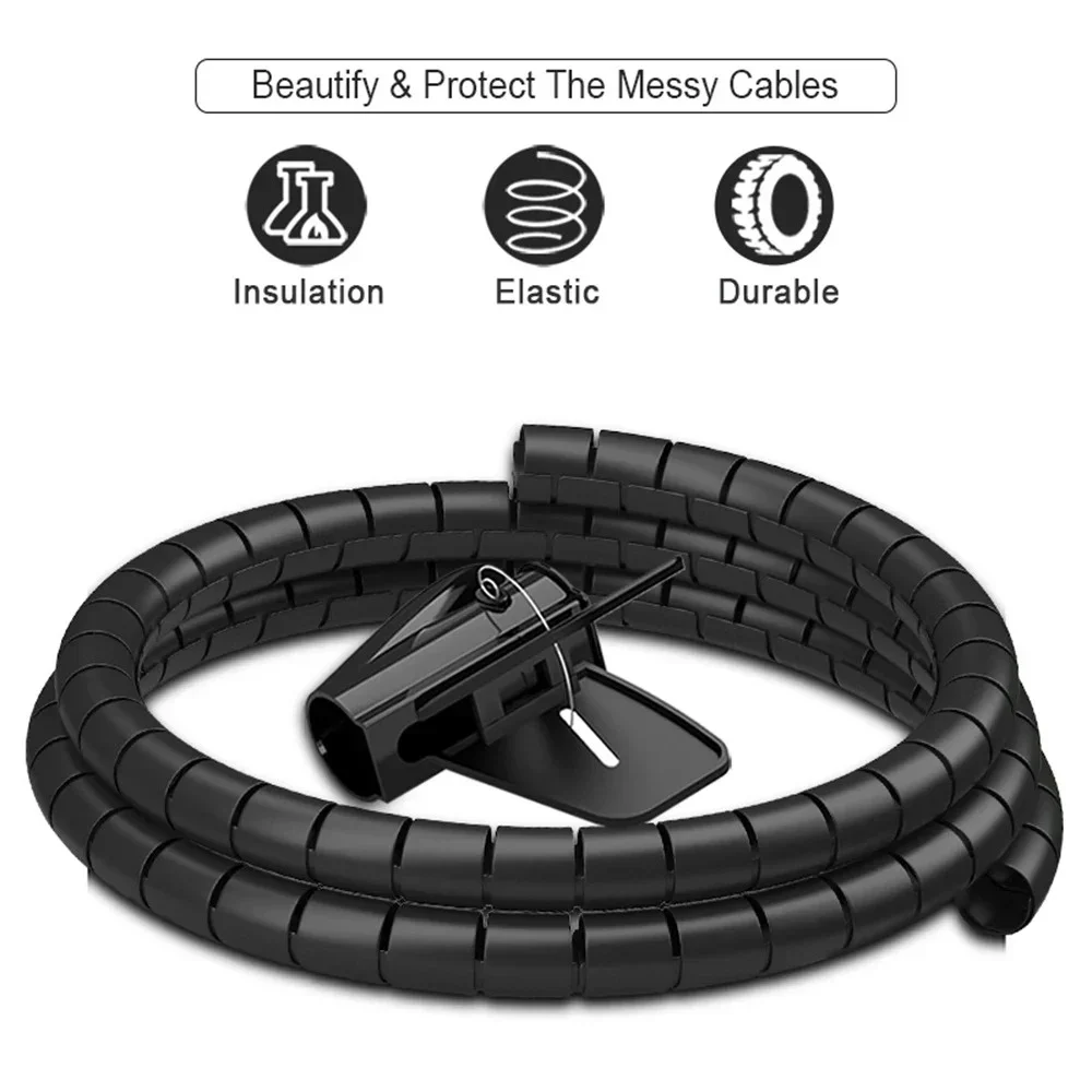 Cable Protector 2Meter 10/16mm Flexible Spiral
