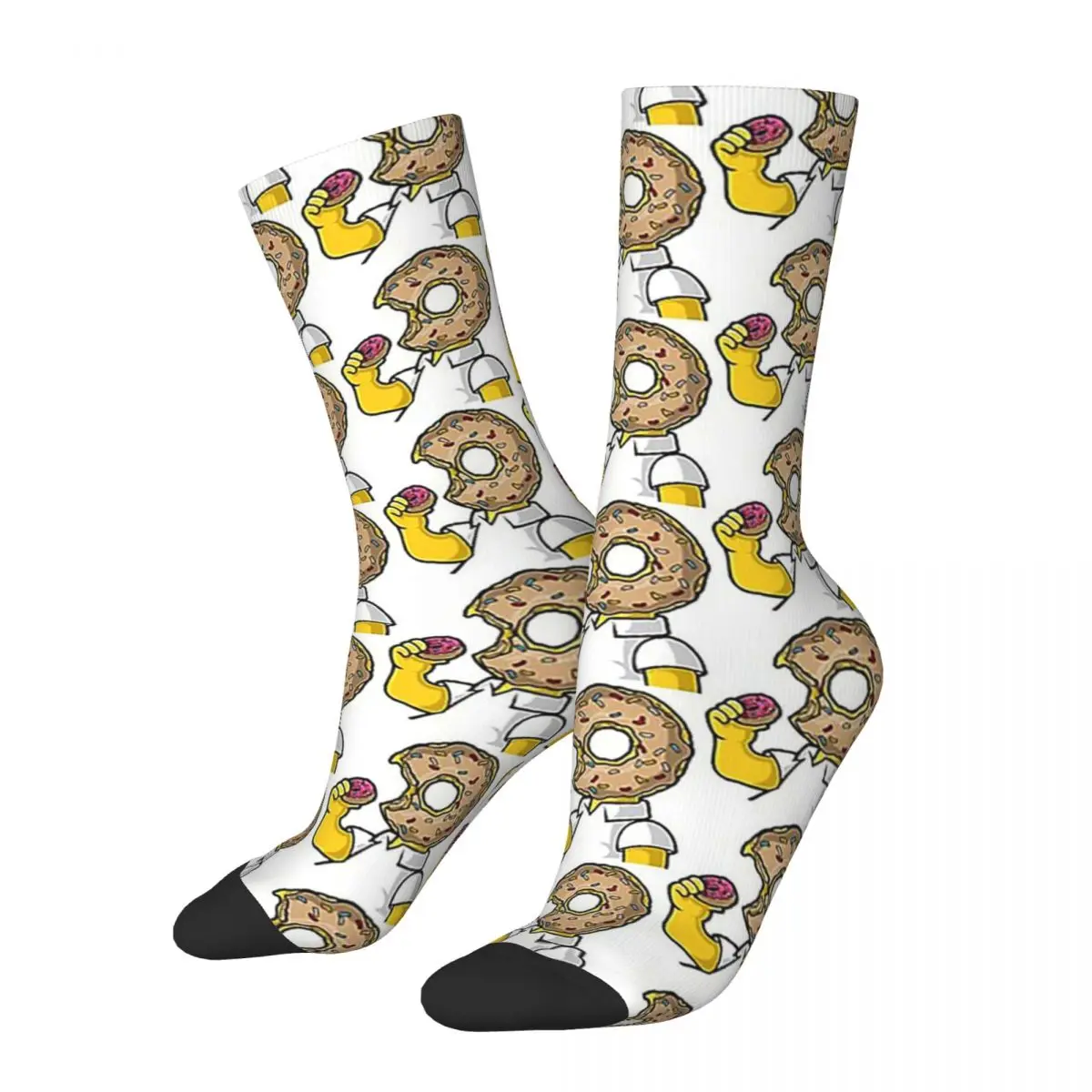 

I Like Donuts Socks Harajuku Sweat Absorbing Stockings All Season Long Socks Accessories for Unisex Birthday Present