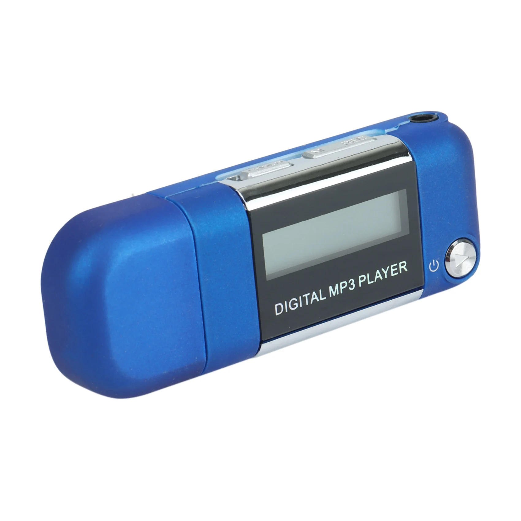 Reproductor Mp3 de 4GB, disco U de música, compatible con batería AAA reemplazable, grabación (azul)